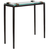 Averona Accent Table, Clear-Furniture - Accent Tables-High Fashion Home