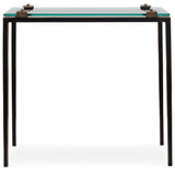 Averona Accent Table, Clear-Furniture - Accent Tables-High Fashion Home
