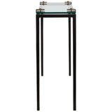 Averona Accent Table, Clear-Furniture - Accent Tables-High Fashion Home