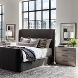 Avery Bed, River Stone-Furniture - Bedroom-High Fashion Home
