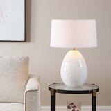 Avery Table Lamp, White