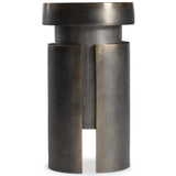 Avi Accent Table, Blacken Brass-Furniture - Accent Tables-High Fashion Home