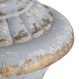 Avignon Old World Carved Finial, Distressed Grey, Set of 2-Accessories-High Fashion Home