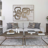 Axel Sofa, Daly Silver-Furniture - Sofas-High Fashion Home