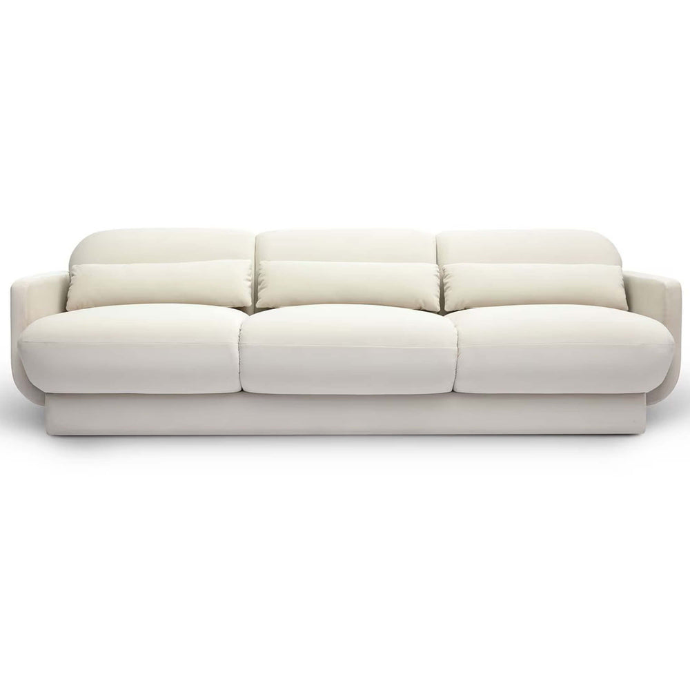 Azalea Sofa, Cream-Sofas-High Fashion Home