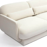 Azalea Sofa, Cream-Sofas-High Fashion Home