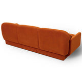 Azalea Sofa, Rust Orange-Furniture - Sofas-High Fashion Home
