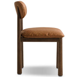 Azaline Leather Dining Chair, Sonoma Butterscotch, Set of 2 by Four Hands-Furniture - Dining-High Fashion Home