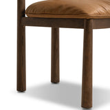 Azaline Leather Dining Chair, Sonoma Butterscotch, Set of 2 by Four Hands-Furniture - Dining-High Fashion Home