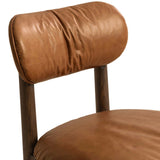 Azaline Leather Dining Chair, Sonoma Butterscotch, Set of 2 by Four Hands-Furniture - Dining-High Fashion Home