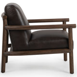 Azoria Accent Chair, Dark Roast-Furniture - Chairs-High Fashion Home