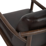 Azoria Accent Chair, Dark Roast-Furniture - Chairs-High Fashion Home