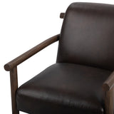 Azoria Accent Chair, Dark Roast-Furniture - Chairs-High Fashion Home