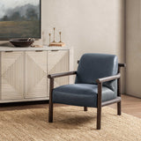 Azoria Accent Chair, Mystic Blue-Furniture - Chairs-High Fashion Home