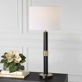 Azura Table Lamp, Black-Lighting-High Fashion Home