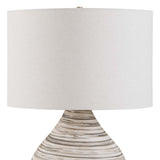 Azura Table Lamp, Chocolate Ivory