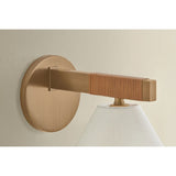 Stoney Wall Sconce, Patina Brass