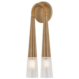Hawke Wall Sconce, Patina Brass
