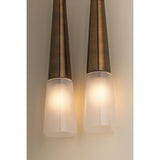 Hawke Wall Sconce, Patina Brass