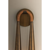 Hawke Wall Sconce, Patina Brass