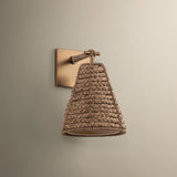 Redwood Wall Sconce, Patina Brass
