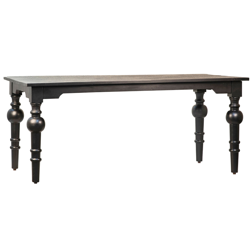 Amaro Rectangular Dining Table, Black