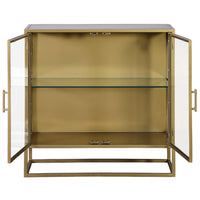 Stein Cabinet, Brass