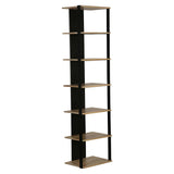 Arnuar Bookcase, Black/Natural