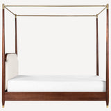 Moira Canopy Bed, Brown