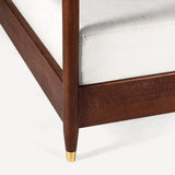 Moira Canopy Bed, Brown