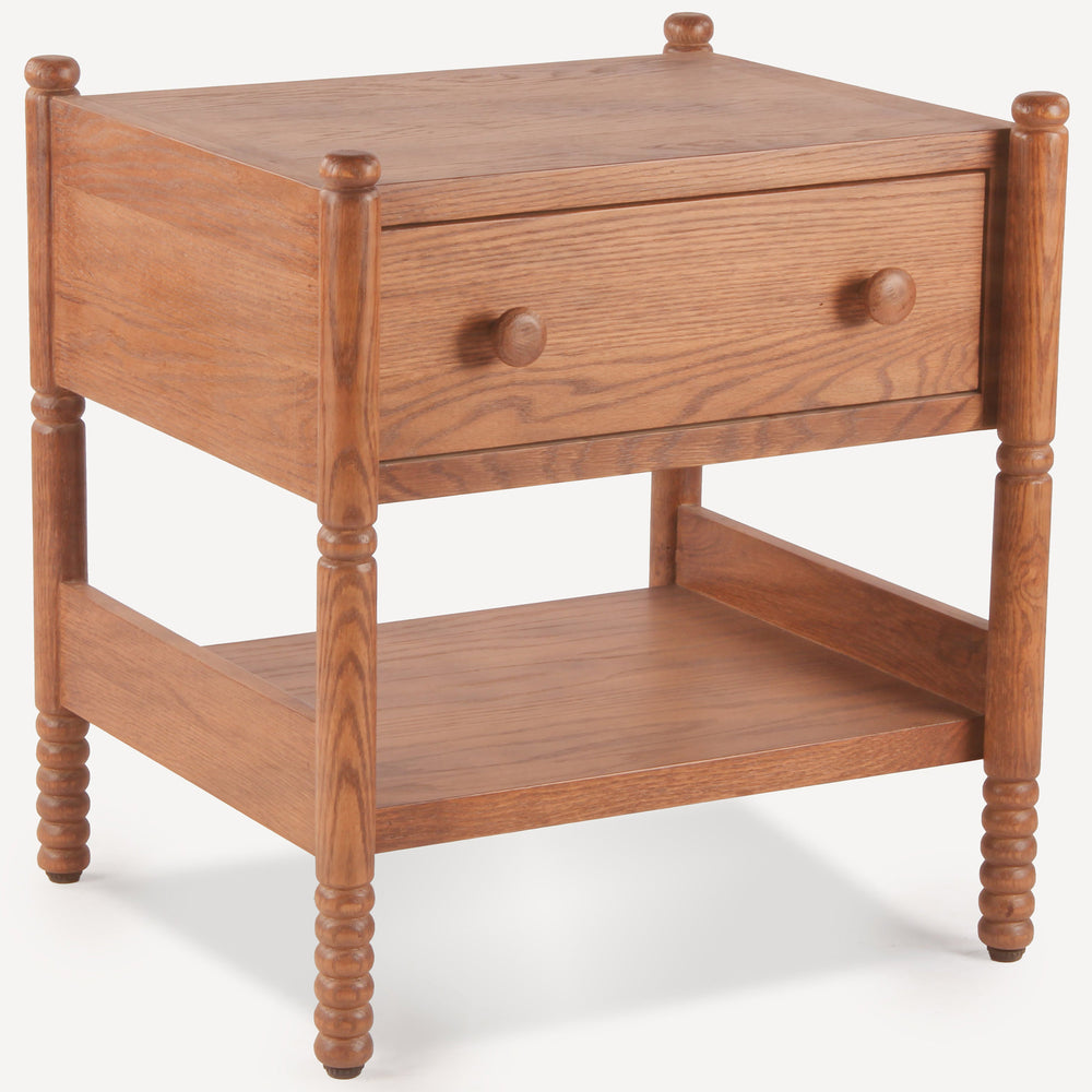 Molly Nightstand, Light Walnut