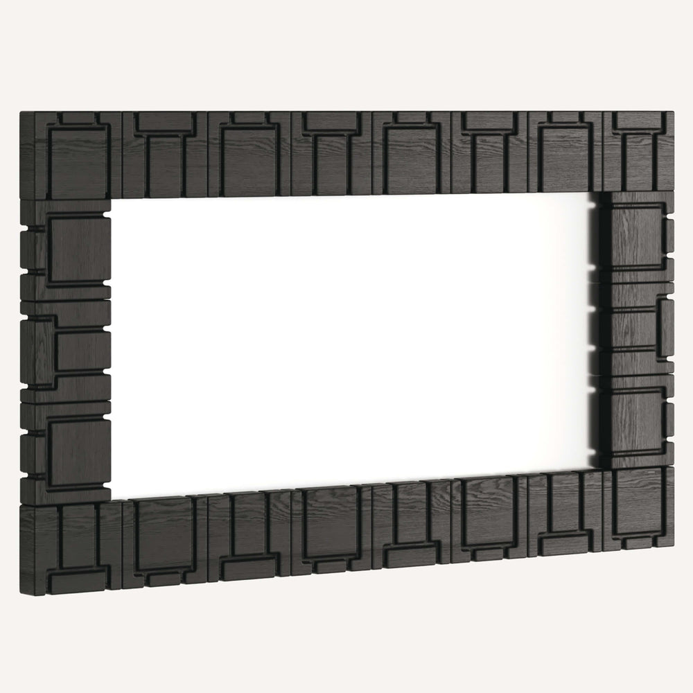Brutalist Mirror, Charcoal