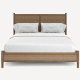Molly Cane Queen Bed, Port-Furniture - Bedroom-High Fashion Home