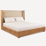 Collins Queen Bed, Natural
