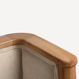 Collins Queen Bed, Natural