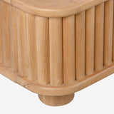 Collins Queen Bed, Natural