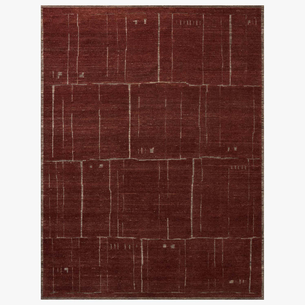 Loloi Rug Beckham BEC-01, Bark/Brick-Rugs1-High Fashion Home