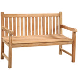 Windsor Outdoor Bench, Natural