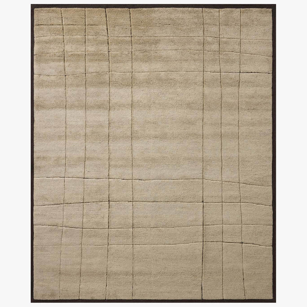 Leanne Ford × Loloi Rug Bracken BKN-02, Espresso/Pebble-Rugs1-High Fashion Home