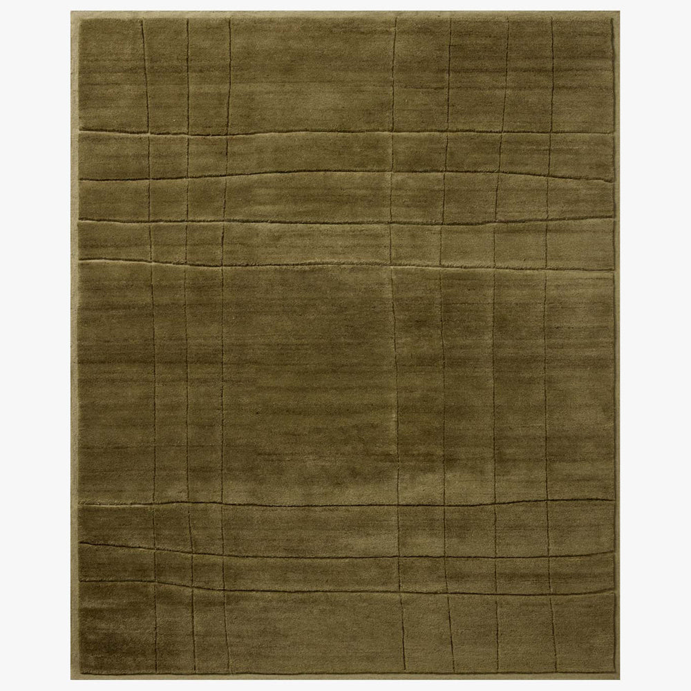 Leanne Ford × Loloi Rug Bracken BKN-02, Moss/Olive-Rugs1-High Fashion Home