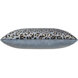 Bryce Animal Print Lumbar Pillow, Blue