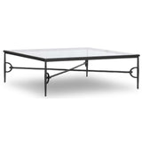 Babylon Coffee Table, Hammered Gunmetal-Furniture - Accent Tables-High Fashion Home