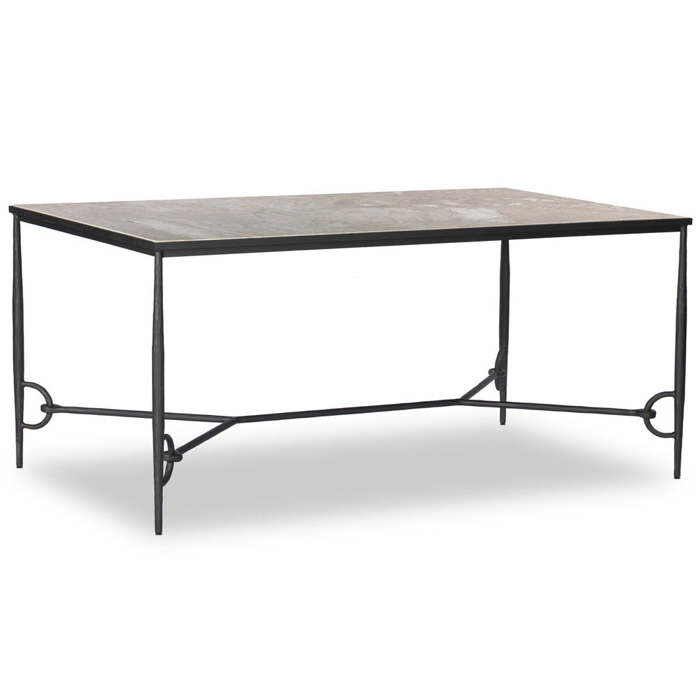 Babylon Desk, Gunmetal by Four Hands-Furniture - Office-High Fashion Home