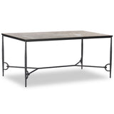 Babylon Desk, Gunmetal by Four Hands-Furniture - Office-High Fashion Home