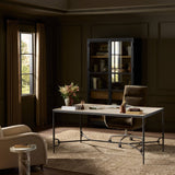 Babylon Desk, Gunmetal by Four Hands-Furniture - Office-High Fashion Home