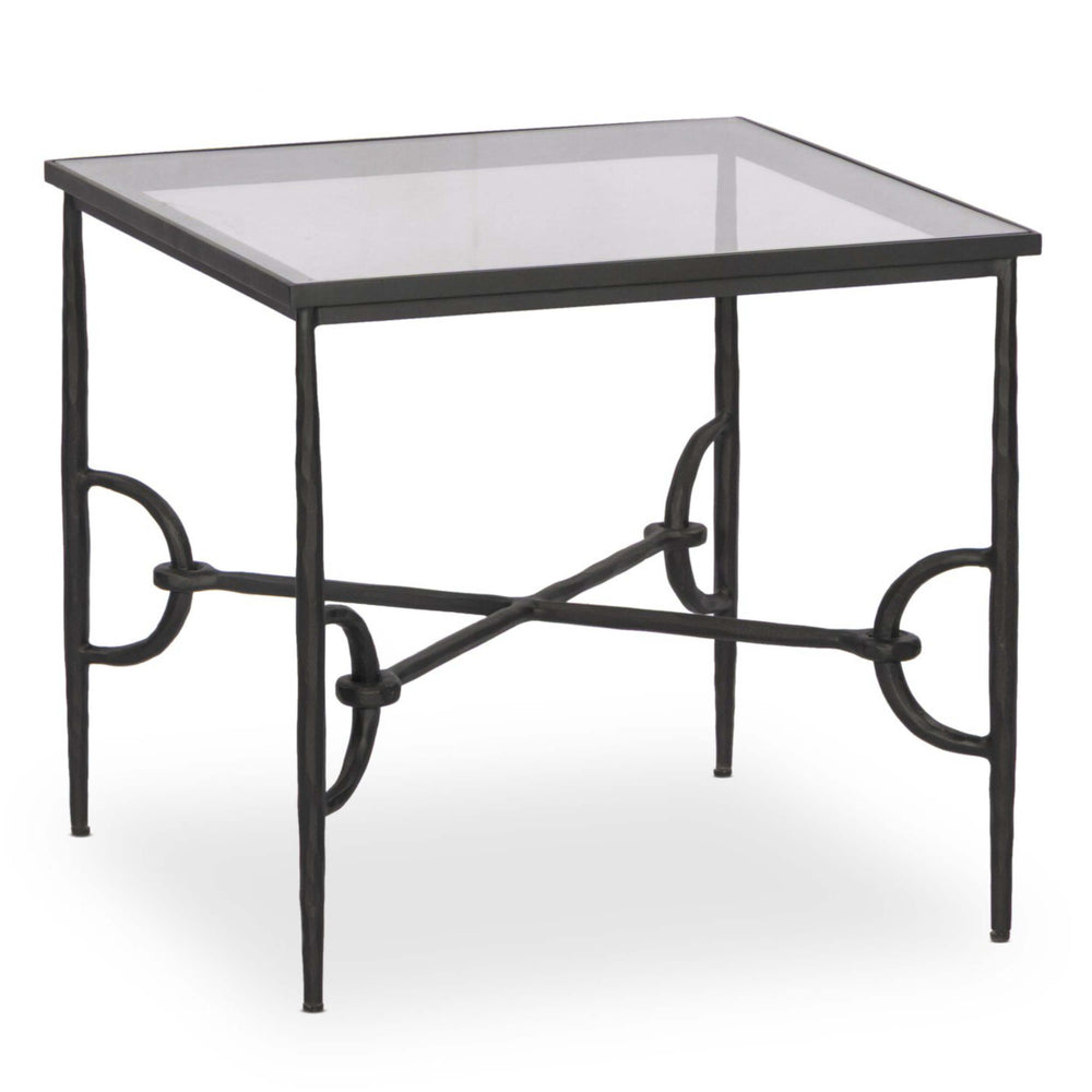 Babylon End Table, Gunmetal by Four Hands-Furniture - Accent Tables-High Fashion Home