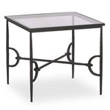 Babylon End Table, Gunmetal by Four Hands-Furniture - Accent Tables-High Fashion Home