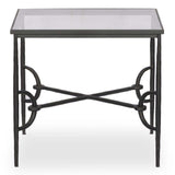 Babylon End Table, Gunmetal by Four Hands-Furniture - Accent Tables-High Fashion Home