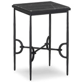 Babylon Small End Table, Grey Italian Marble by Four Hands-Furniture - Accent Tables-High Fashion Home