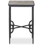 Babylon Small End Table, Lunar Marble by Four Hands-Furniture - Accent Tables-High Fashion Home